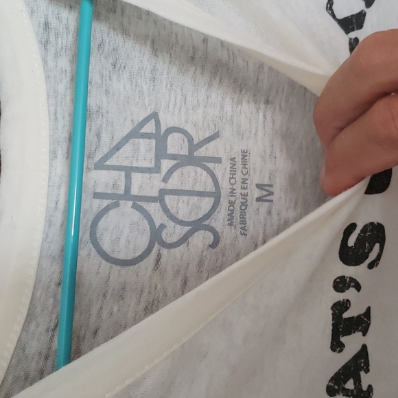 NWOT Chaser What's Cooking Good Lookin' sleeveless tee top - Picture 4 of 6